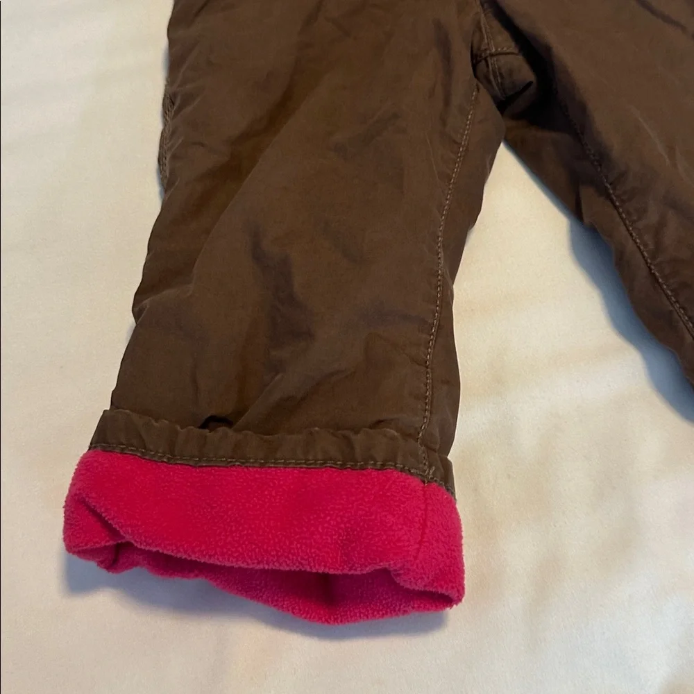 Old Navy Brown Kids Pants with Pink Accents